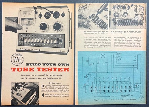 Knight 400 tube tester - knight, 1960