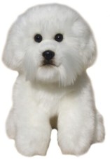 Bichon Frise Puppy Plush Soft Toy Dog . by Faithful Friends, Gift. 23cmH