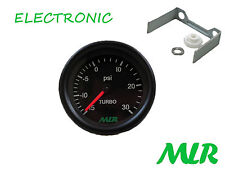52MM 30PSI BOOST GAUGE BLACK