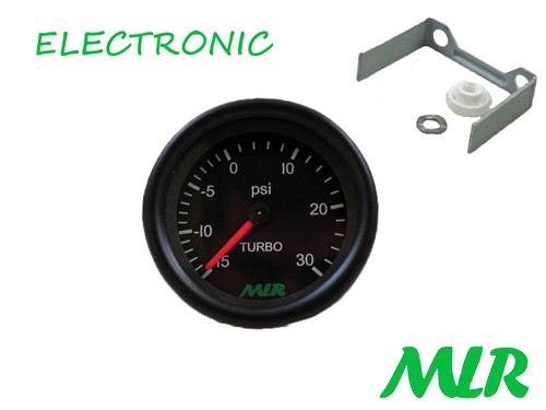 52mm black face boost gauge - face,