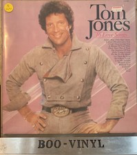 TOM JONES ~ 16 LOVE SONGS ~ 1983 Lp Record ~ CONTOUR LABEL CN 2065. EX / EX CON