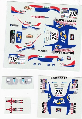 Decals paris dakar - decals, 1/43