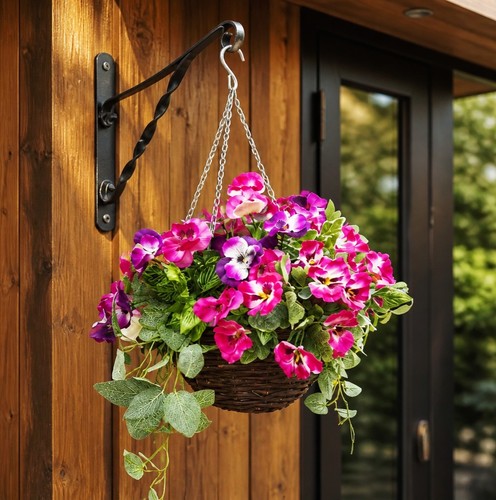 Artificial flower hanging
