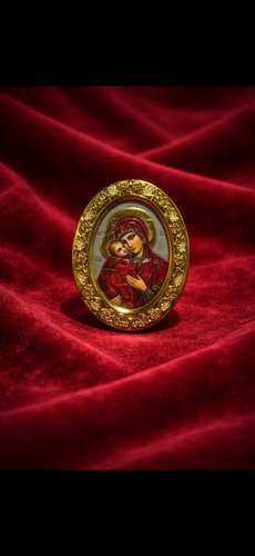 Orthodox virgin mary child - &,