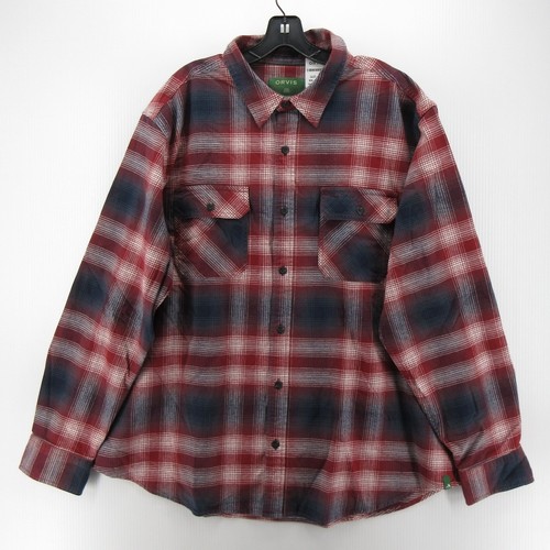 Orvis shirt men xxl red - shirt,