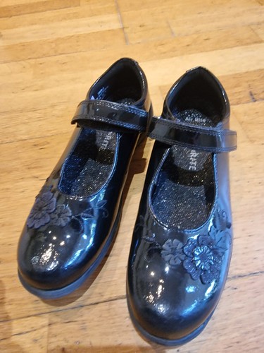 Girls black patent start rite - patent,