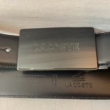 Lacoste Men’s Black Leather