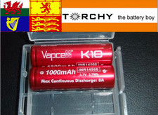 2x 8A Vapcell K10 1000mAh
