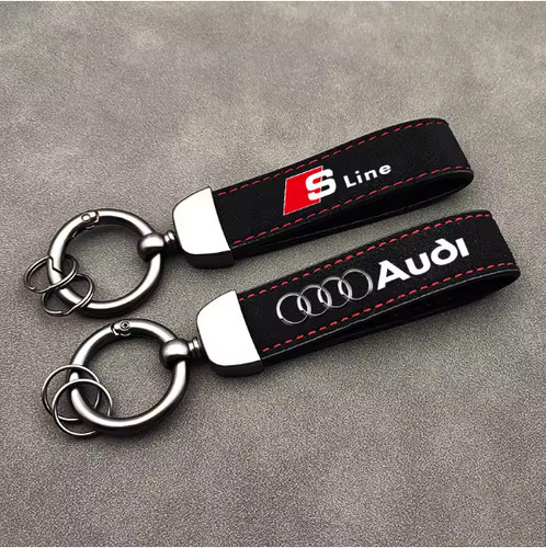 Suede car keyring keychain for - suede,