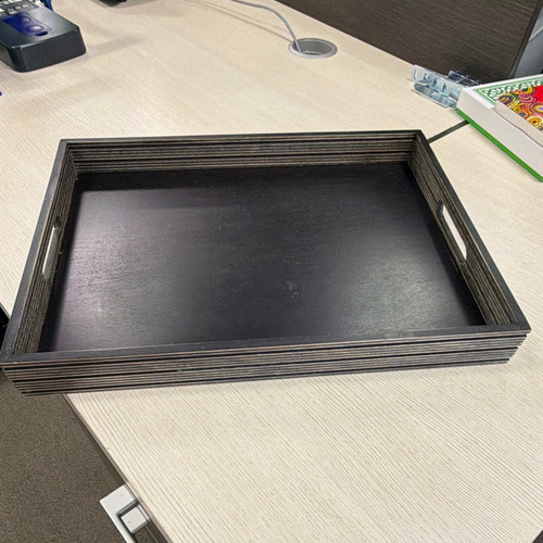 Large black wooden - large,