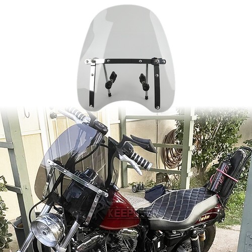Large light smoke windshield - large,