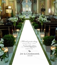 Personalised WEDDING AISLE