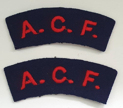 Army cadet force cloth - a.c.f.,