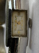 Super Rare Ladies Vintage Art Deco Style Watch From Nadine 17 Jewel, Swiss