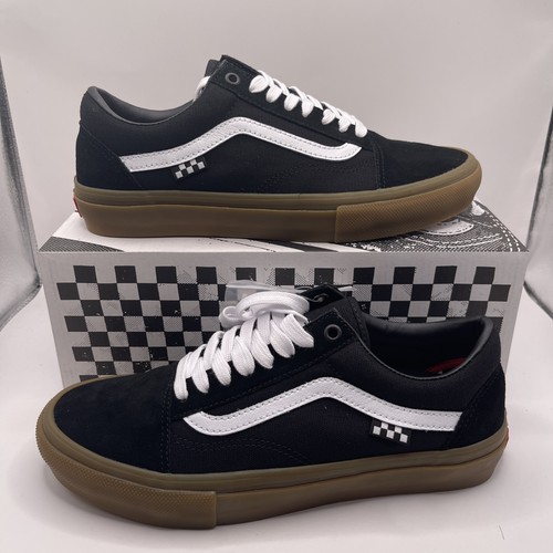 Vans skate old skool black - vans, gum