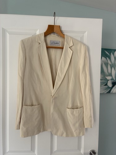 Ladies ivory blazer - ivory, jacket