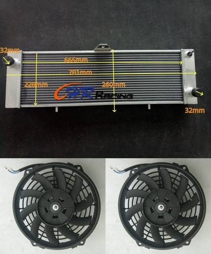 Aluminum radiator fans for - aluminum, radiator+7"fans