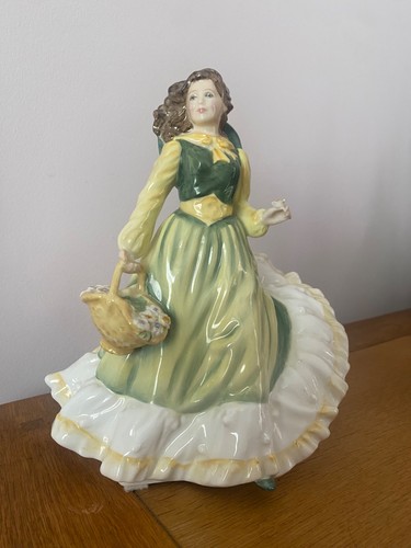 Royal doulton figurine - figurine, "april"