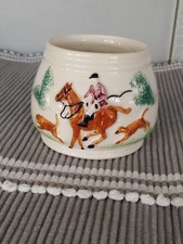 Portland pottery fox hunting - fox,