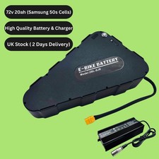 72v 20ah E bike Battery 60A BMS 50S (High Quality Grade)