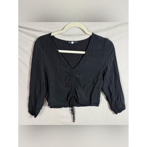 Brandy melville black ruched - brandy,