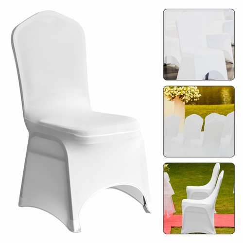 White spandex chair covers - spandex,