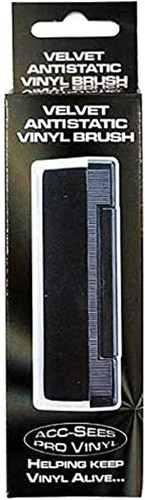 Velvet brush record cleaner - record,