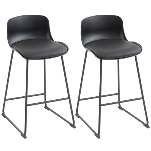 Homcom modern bar stools set - bar,