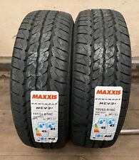 2 x 195/65 R16C Maxxis Vansmart MCV3+ 104/102T 8PR 195 65 16 - TWO TYRES