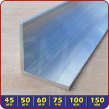 45mm - 150mm Aluminium Alloy Angle L Section 50mm 60mm 75mm 80mm 100mm 6 inch...