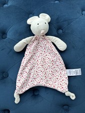 Marks & Spencer M&S Floral Ditsy Print Mouse Plush Comforter soft toy blankie nc