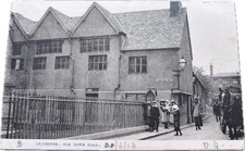 Postcard leicester old - postcard,