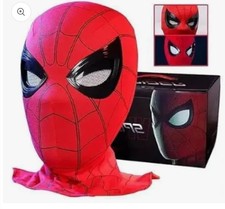 Spider-Man Mask Moving Arachnid Eyes Chin Control Eyes Helmet Mask