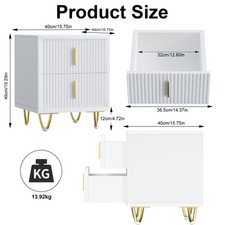 Bedside Table 2/3 Drawers