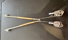 Triumph Stag Mk 1 Original L/H & NLA R/H Door Control Rods With Inner Handles