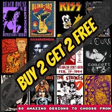 Vintage Retro Rock Band Music