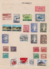 Iceland stamps page - stamps, a