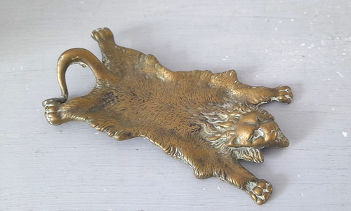 Victorian brass bronze dish - victorian,
