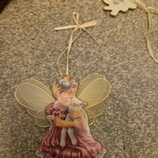 Bradford HEAVEN'S LITTLE ANGEL Ornament Gentle Hugs by Dona Gelsinger I4126