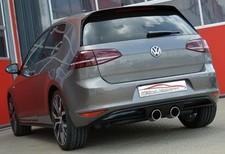 FMS size A duplex sport exhaust system R32-look VW Golf VII 1.4l TSI 2.0L TDI