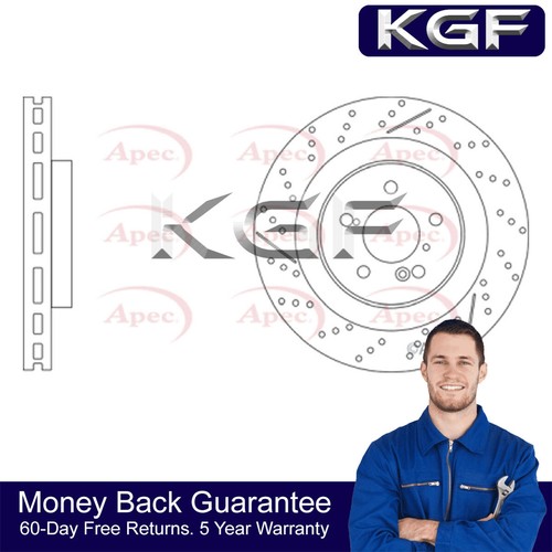 Kgf rear brake disc - 1x,