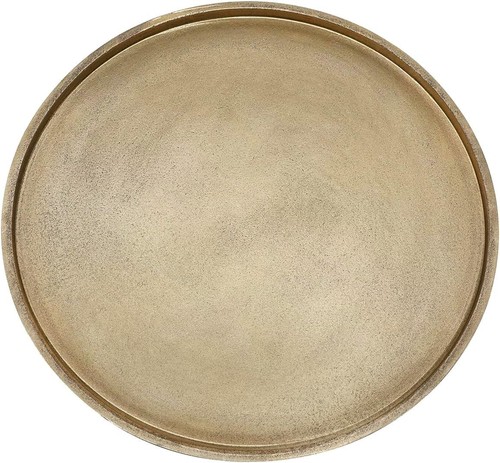 Gold tray decorative - gold,
