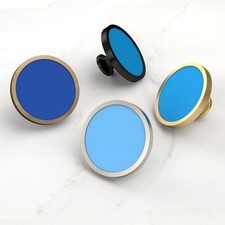 Large selection of blue door