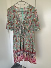 Ladies Summer Boho Dress (paisley Style Print)