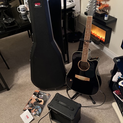 Amplified accoustic guitar - amplified,