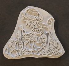 Girl dog scene - , flowers