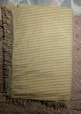 Vintage 60s 70s Cotton Yellow