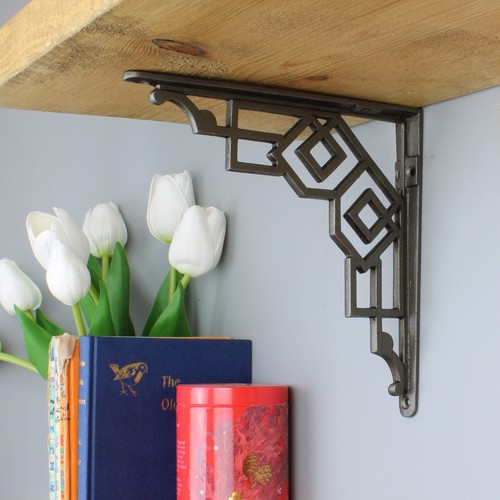 Pair art deco cast iron - pair,