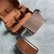 Vintage Brown Suede Leather