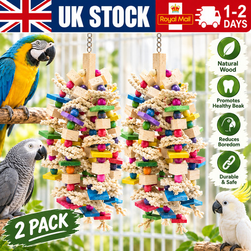 2pcs parrot chew toys bird - chew,